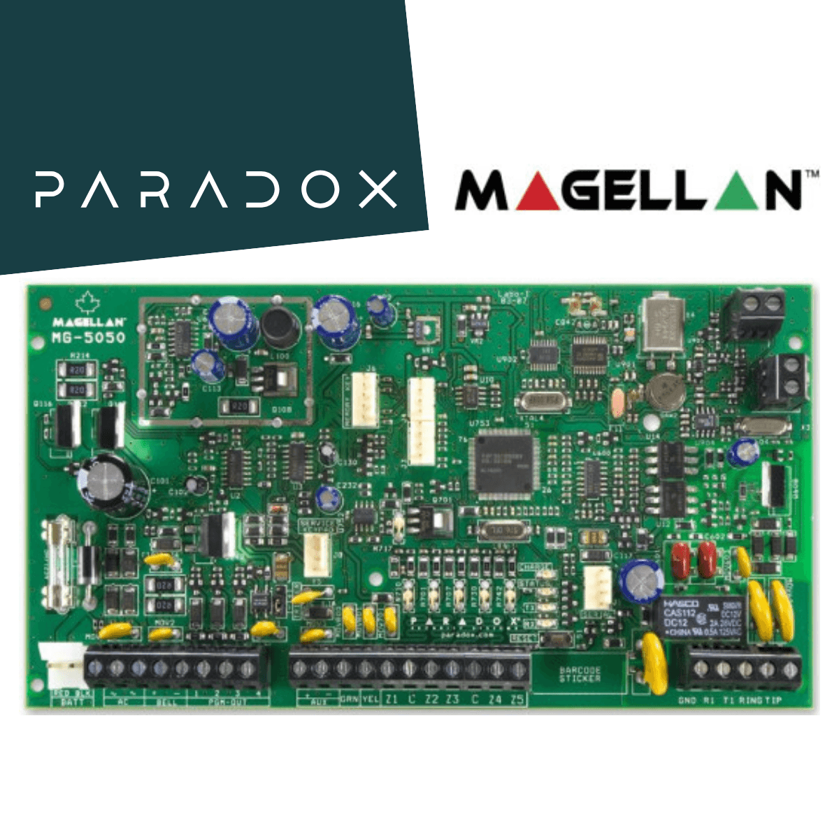 Paradox Magellan control panel board